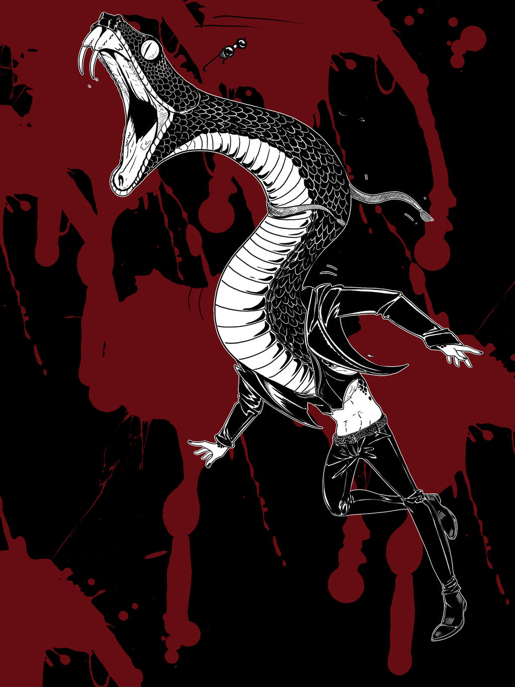 Crowley Snake Transformation by arania on DeviantArt