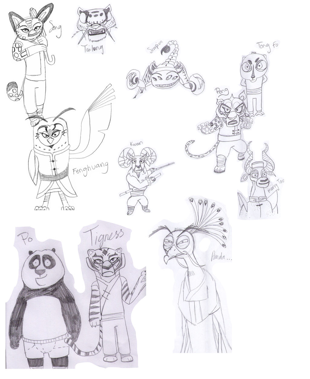 Kung Fu Panda Characters