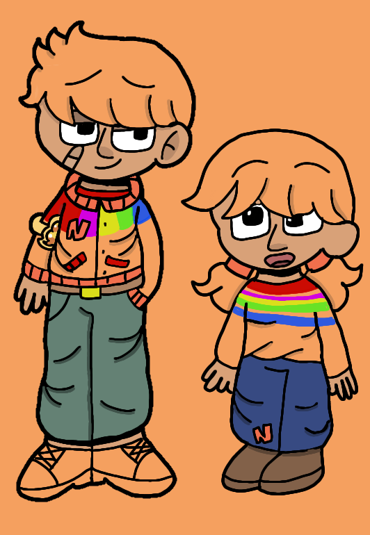 Alphabet Lore Humanized: Sunny And Tiffany by Olaas56 on DeviantArt