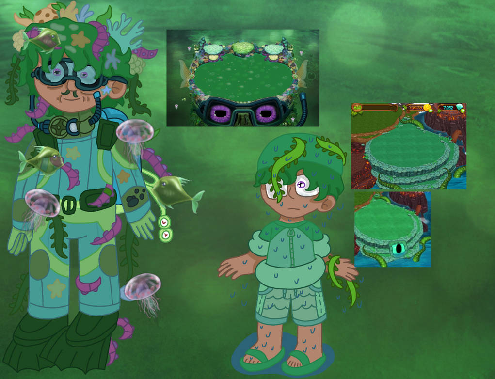 Msm Colossal Element Human Water Colossal (MSM and Continent) by That-Fangirl-Draws on ...