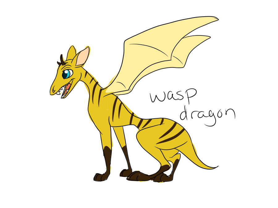 Wasp Dragon by JessiRenee on DeviantArt