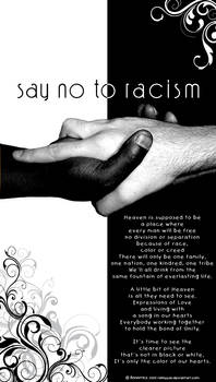 SAY NO TO RACISM