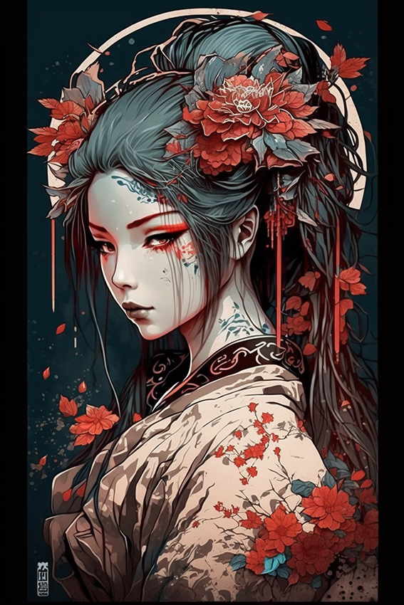 Japanese Geisha Girl by Oblivion-design on DeviantArt