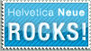 Helvetica Neue ROCKS Stamp