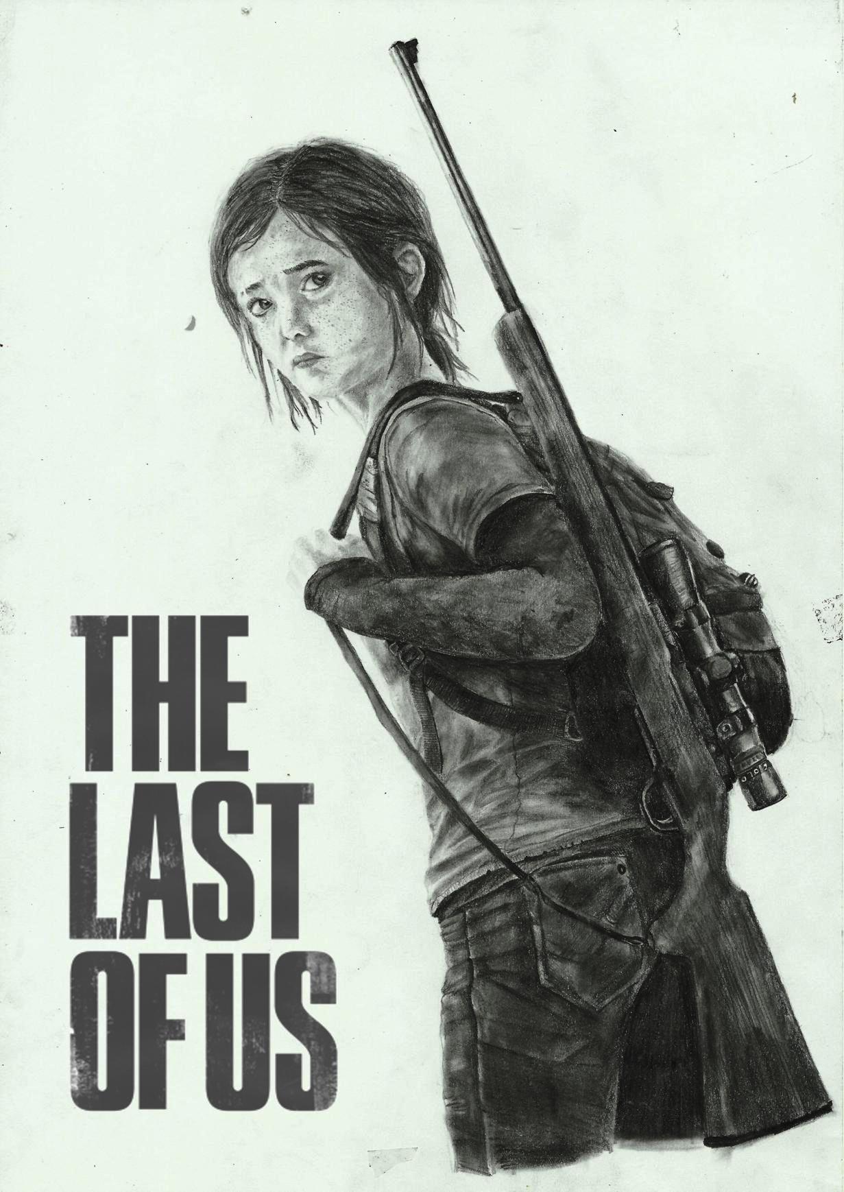 The Last Of Us- Ellie drawing#4