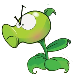 Peashooter Angry Vector PNG!