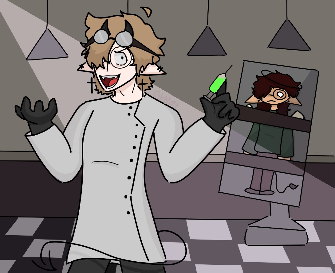 Mad Experiments Deviantart Mad scientist by ghostlyghoulboii on DeviantArt