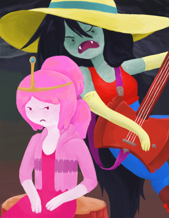 Marceline and Princess Bubblegum - Adventure Time