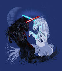 Retold with unicorns art