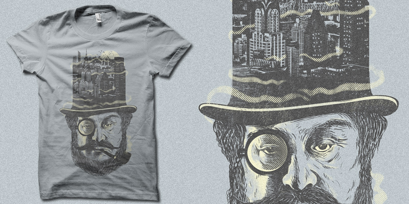 Old Man Hatten -t-shirt