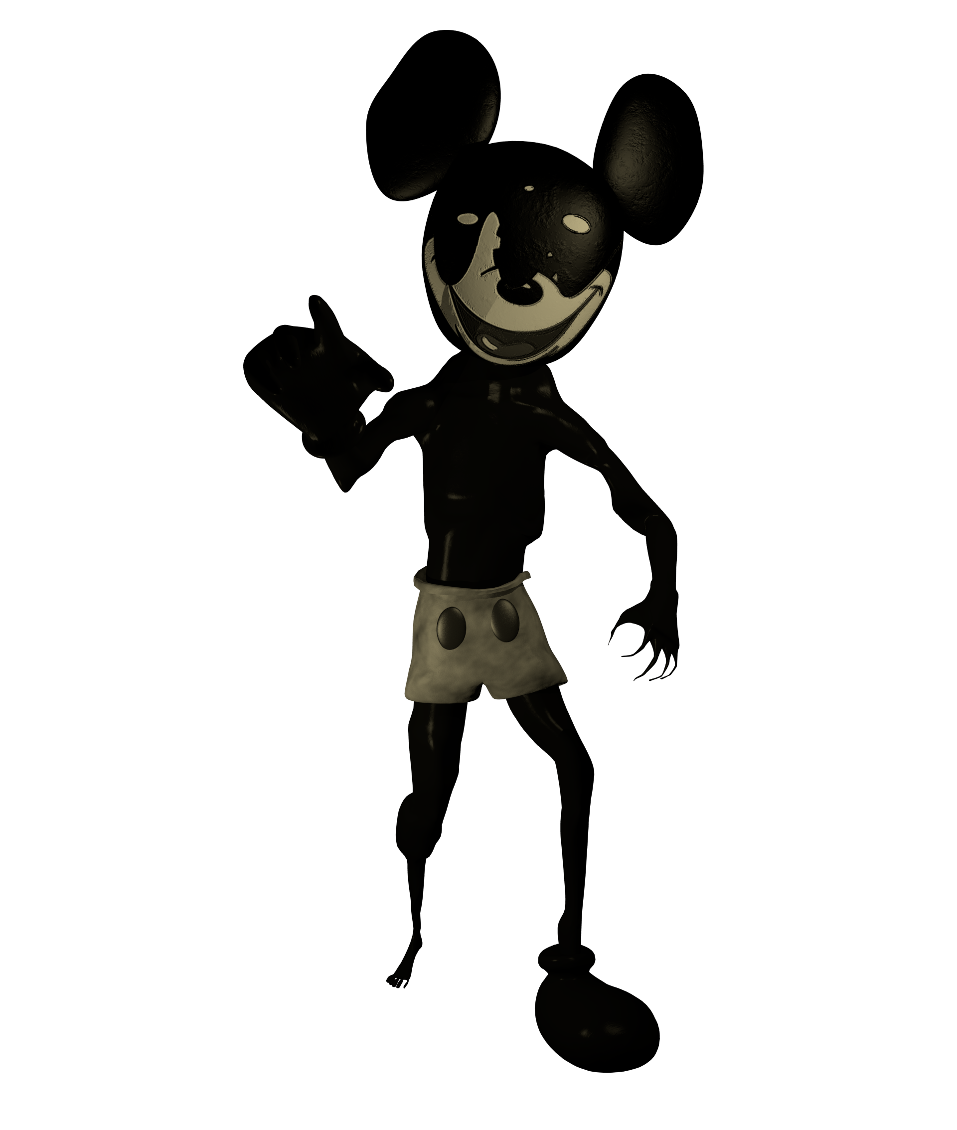Ink Mickey by Photo-NegativeMickey on DeviantArt