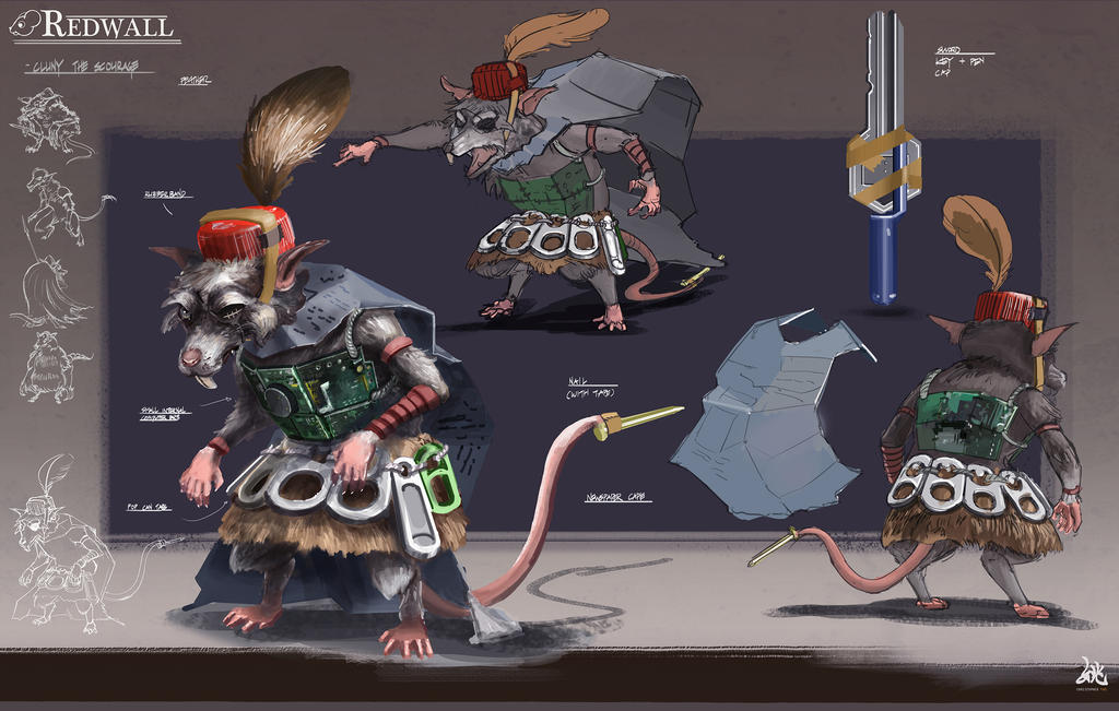 Redwall Rats Redwall - Cluny the Scourge by chrisyao on DeviantArt