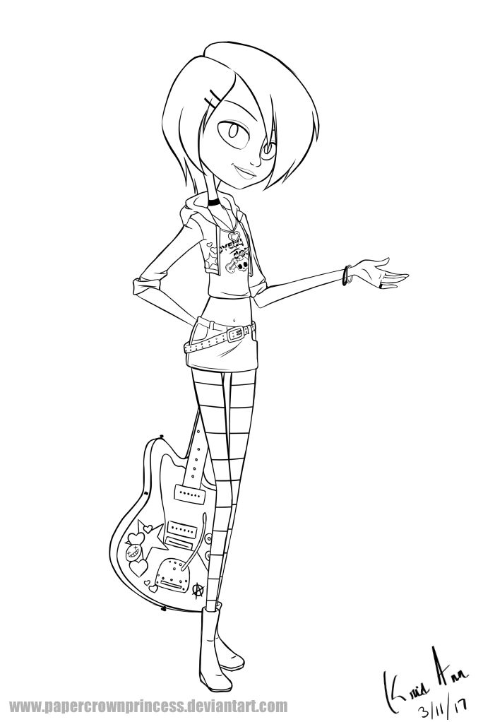 Ruby Bright Lineart by papercrownprincess on DeviantArt