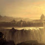 Waterfall city