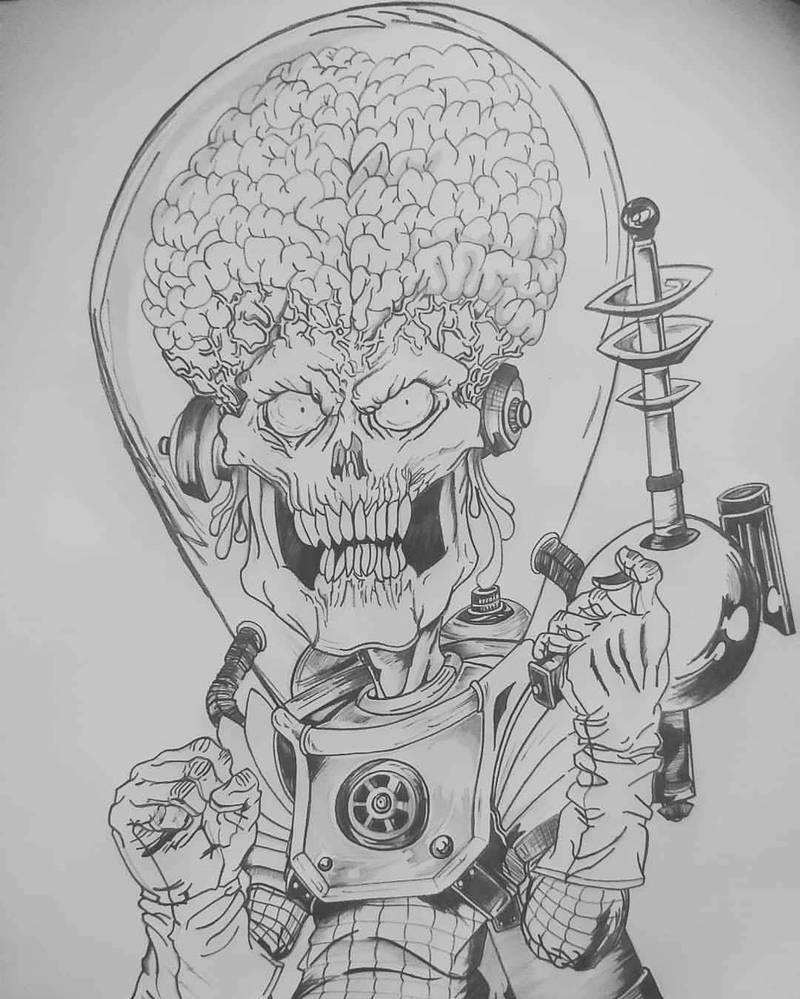 Mars Attacks Ink Mars Attacks! by PunkizRM on DeviantArt