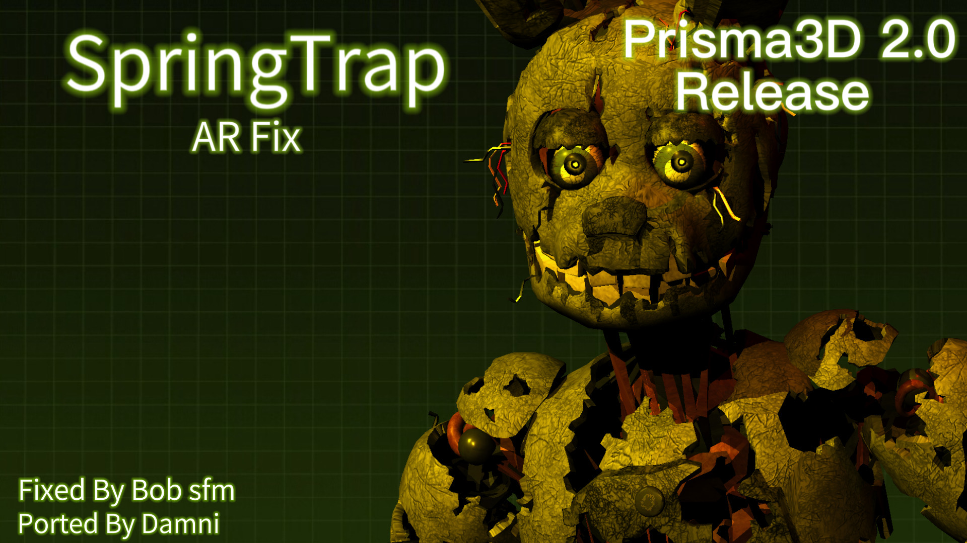 Springtrap Ar Version SpringTrap AR Fix Prisma3D 2.0 by fazred on DeviantArt