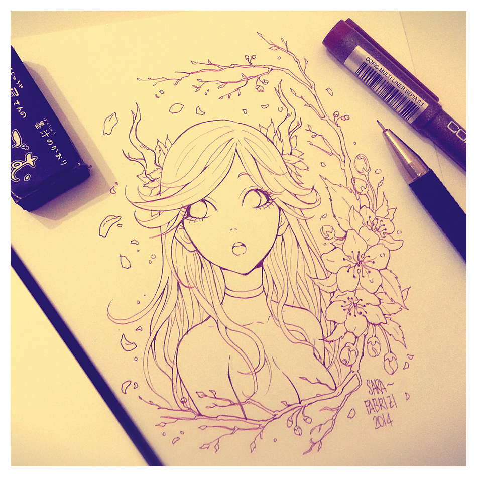 + Deer Girl [Lineart] +