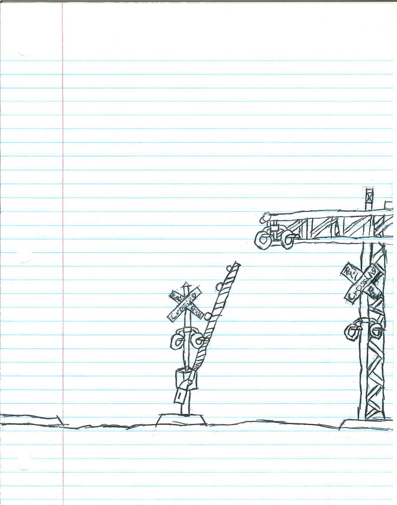 Railroad Crossing Drawing *WIP* *mostly finished* by 2001-ACsiren on ...