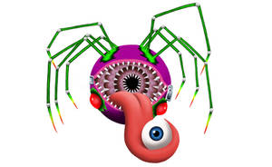 EyeSpider coloured