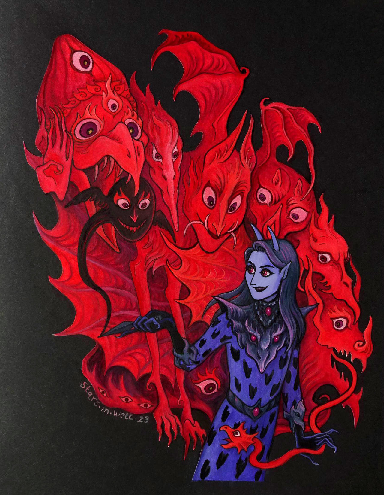 Shadow voices by stars-in-well-art on DeviantArt
