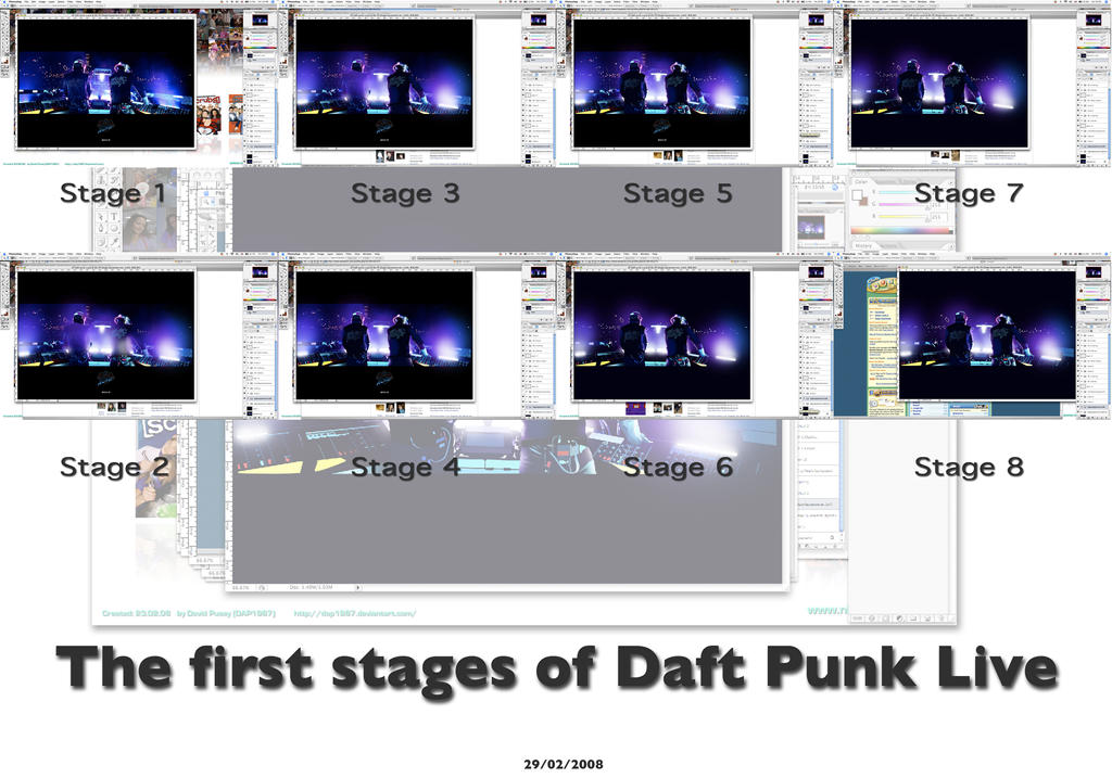 Daft Punk Live stages