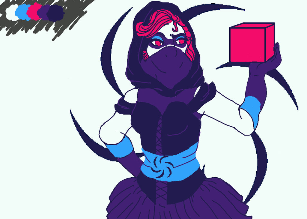 Power Ranger Evil Roxy Draw Roxy Palette Drawing by radioactivemonsters on DeviantArt