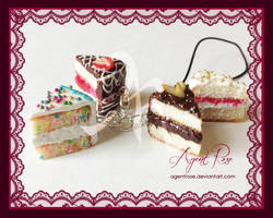 Polymer Clay White Cake Assortment