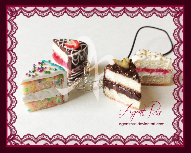 Polymer Clay White Cake Assortment