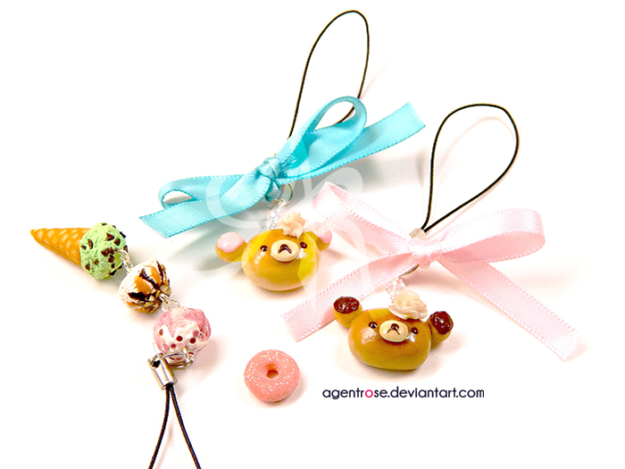 Clay Rilakkuma Bakery Buns and Ice Cream