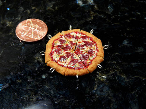 Miniature Pepperoni Pizza Slices