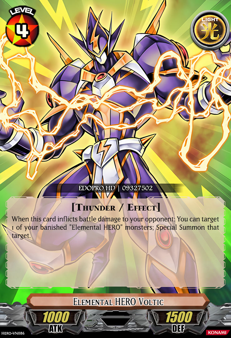 Elemental HERO Voltic by Thong3 on DeviantArt
