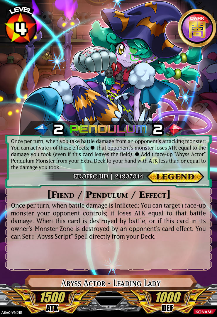 Abyss Actor - Leading Lady by Thong3 on DeviantArt