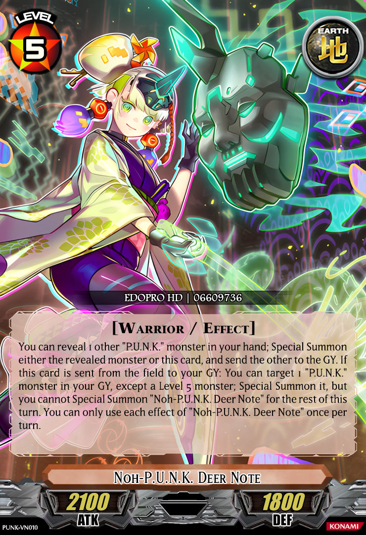 Noh-PUNK Deer Note by Thong3 on DeviantArt