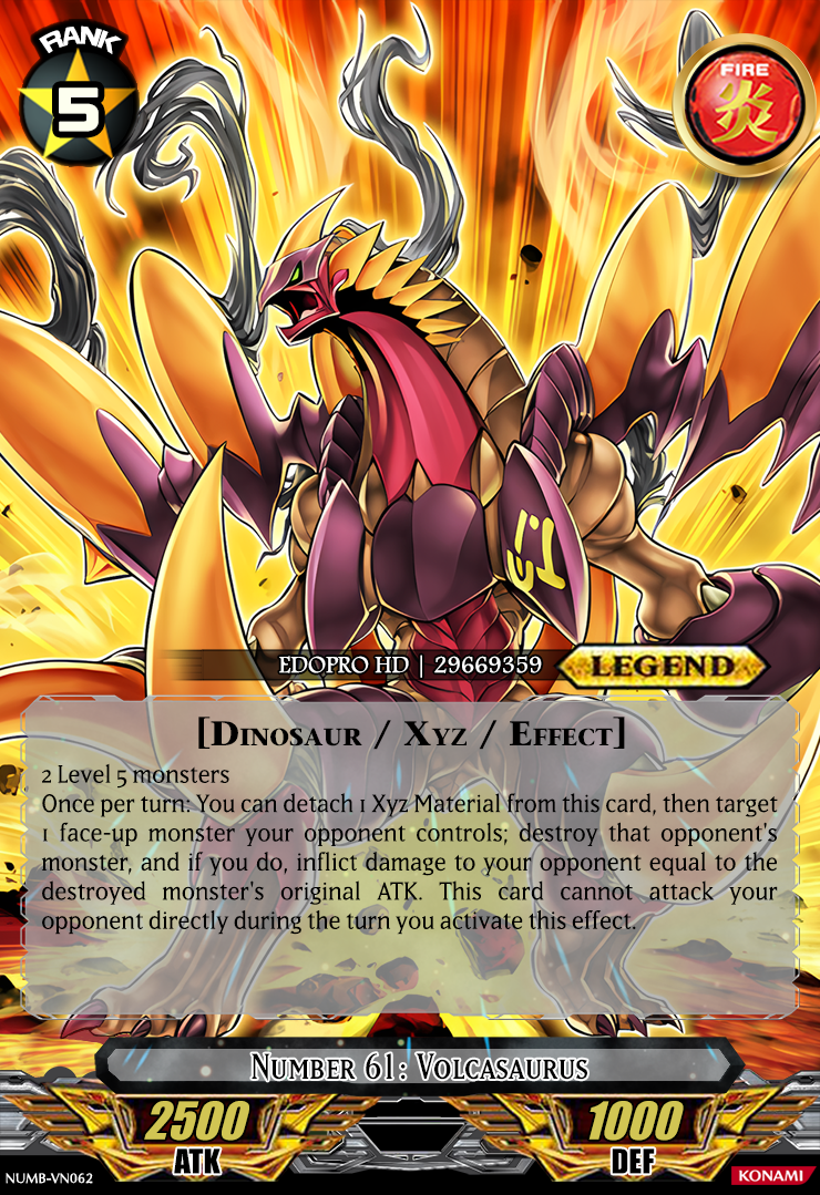 Number 61 Volcasaurus by Thong3 on DeviantArt