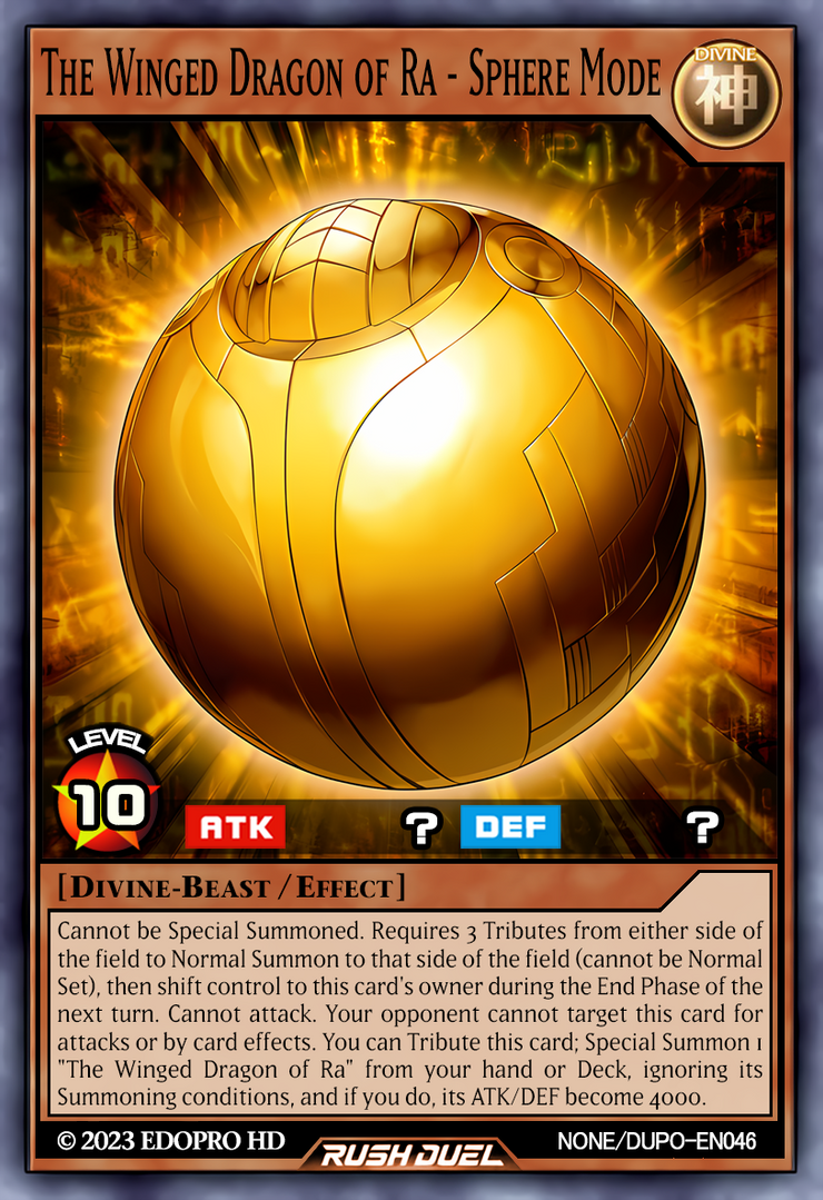 The Winged Dragon of Ra - Sphere Mode-RD by Thong3 on DeviantArt