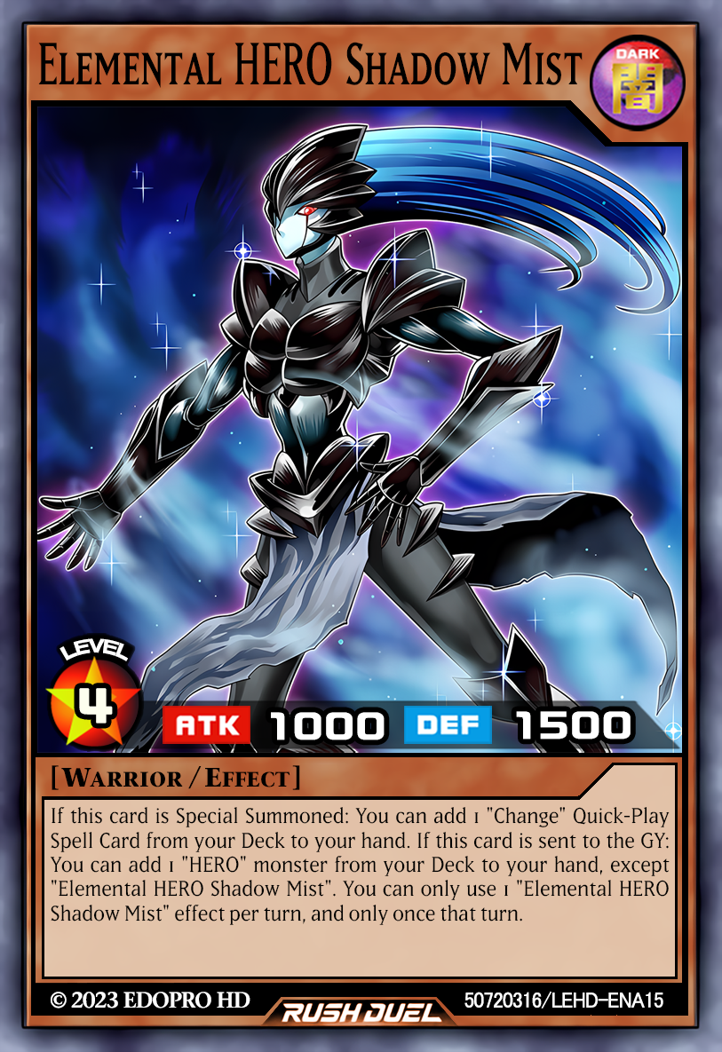Shadowfire Elemental Elemental HERO Shadow Mist-RD by Thong3 on DeviantArt