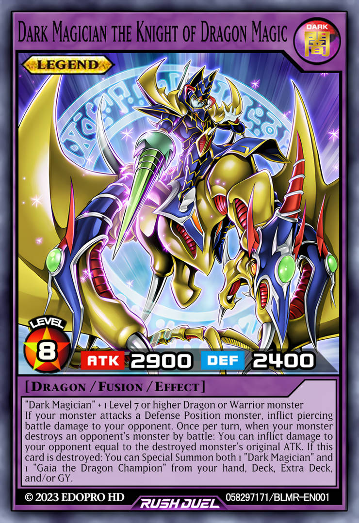 Dark Magician the Knight of Dragon Magic-RD by Thong3 on DeviantArt