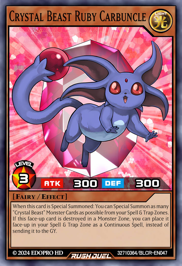 Crystal Beast Ruby Carbuncle-RD by Thong3 on DeviantArt