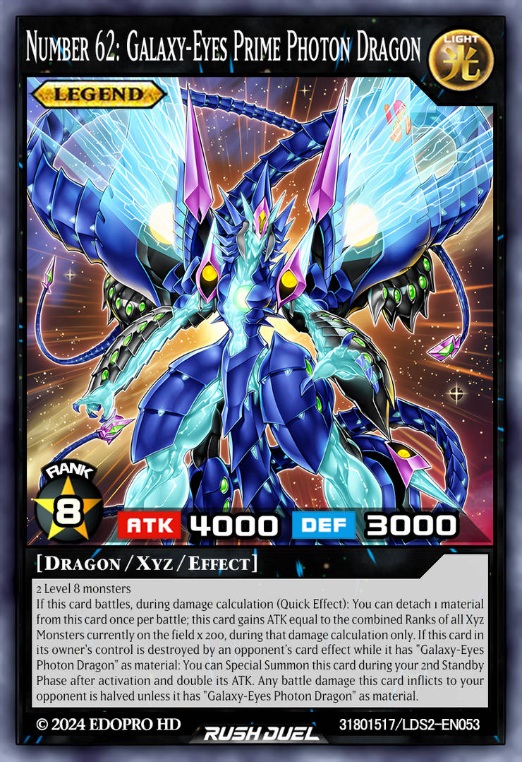 Number 62 Galaxy-Eyes Prime Photon Dragon-RD by Thong3 on DeviantArt