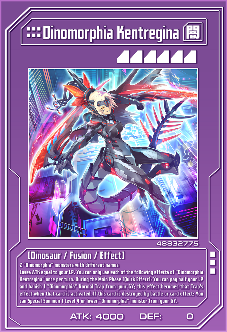 Carta Yu-Gi-Oh! Dinomorphia Kentregina (BACH-EN038) - Ultra Rara, 1ª Edición, Battle Of Chaos