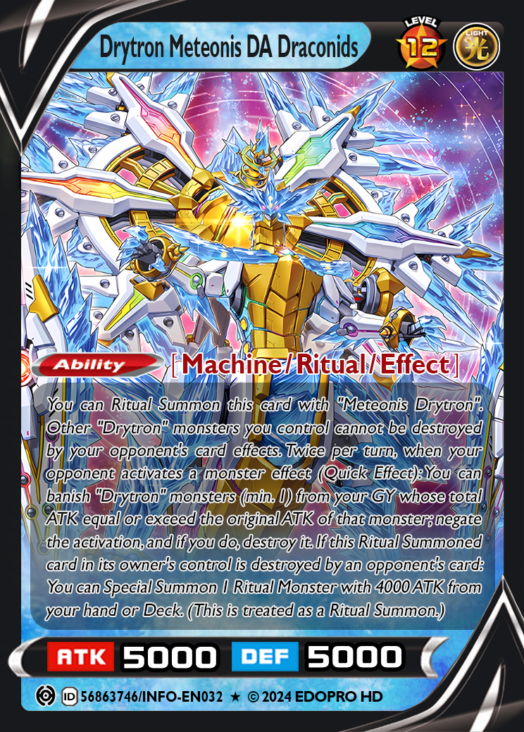 Yugioh Drytron Meteonis Da Draconids Super Inglés Yugioh Drytron Meteonis Da Draconids Super Inglés
