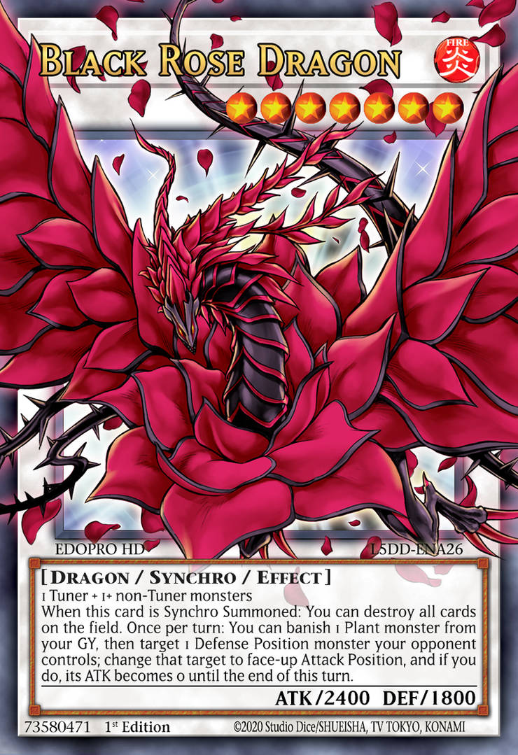 black rose dragon yugioh card Amazon.com: Yu-Gi-Oh! - (CSOC-EN039) - Crossroads of Chaos - Unlimited Edition you can remove from play 1 Plant Black Rose Dragon 1st Over