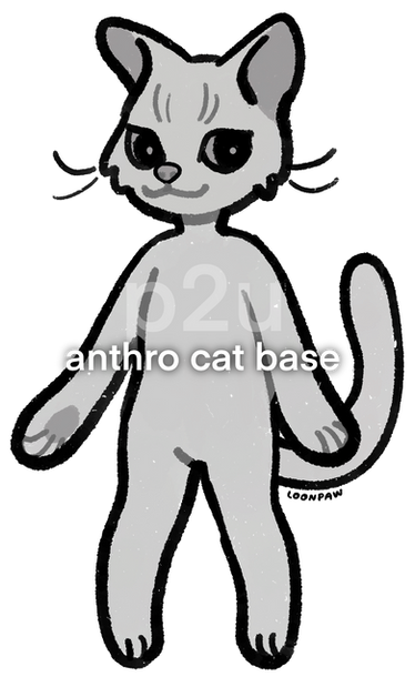 P2U Anthro Cat Base