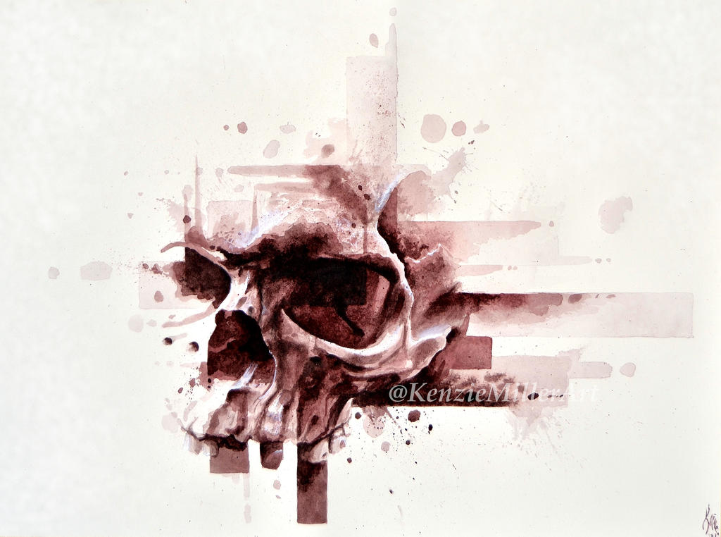 Skull practice no. 7 by McKMills Skull practice no. 7 by McKMills