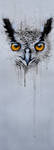 Mixed Media owl 2 by McKMills Mixed Media owl 2 by McKMills
