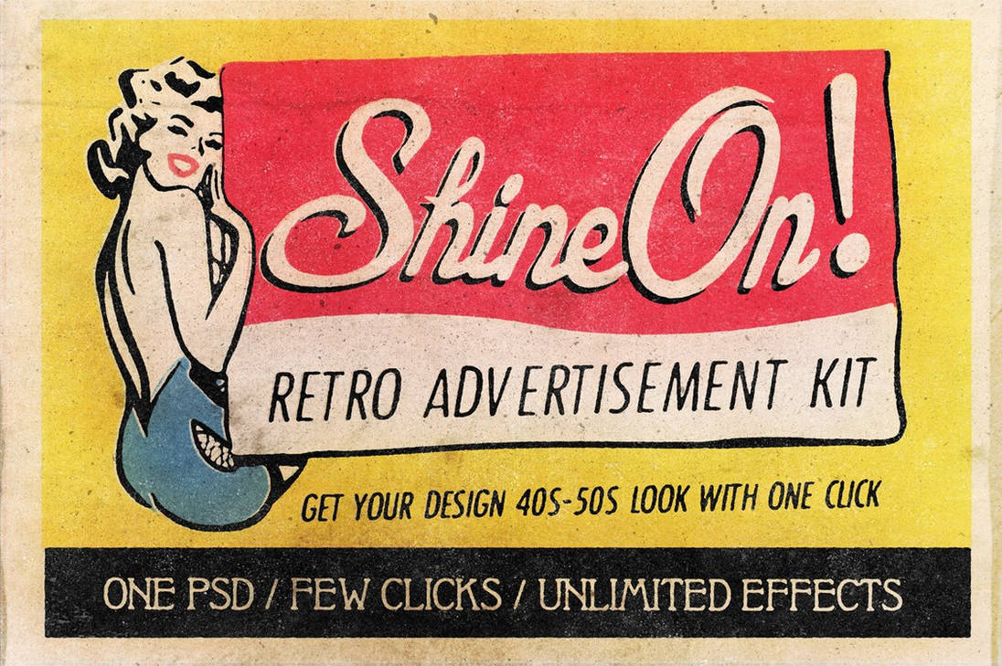 Shine On Retro Advertisement Kit by rifillezea on DeviantArt