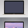 Freebie - Vector MacBook Gold