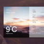 Freebie - Weather Widget Ui Design