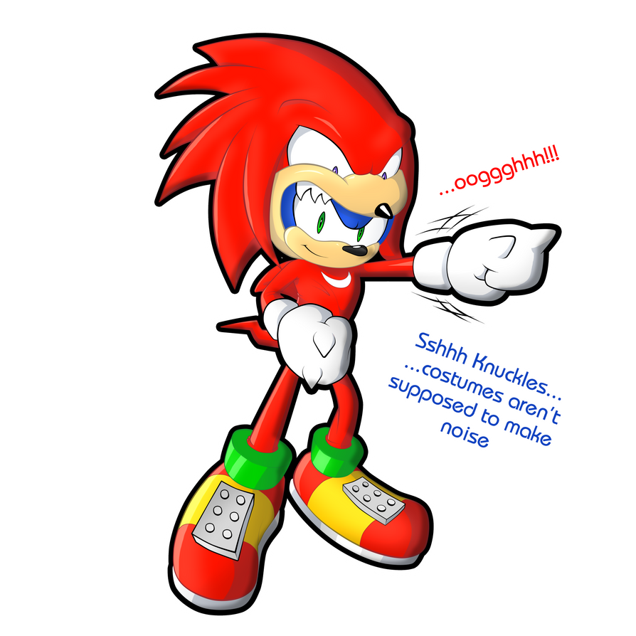 Happy Halloween! - Costume Tf: Knucklesuit by LazTheFox1 on DeviantArt