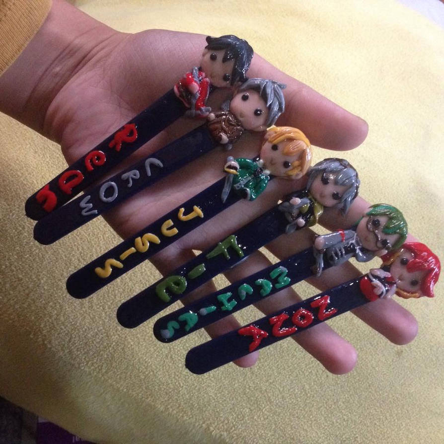 Polymer Clay Bookmarks by 2tsukiko2 on DeviantArt